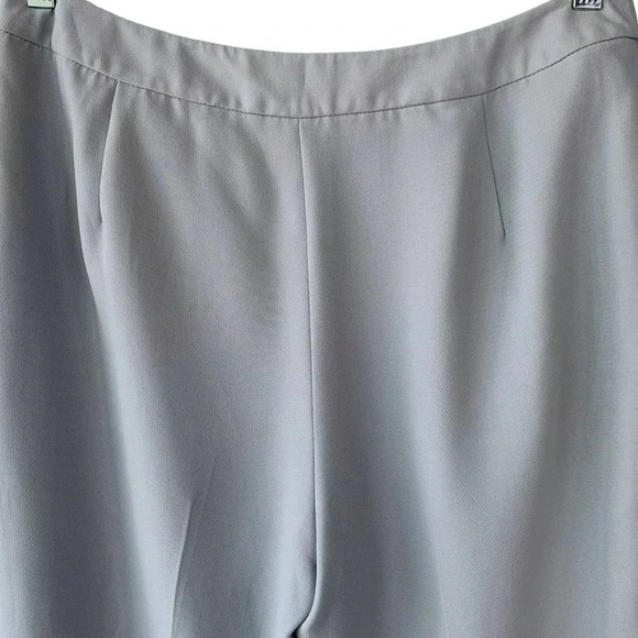 NYP Suits Vintage Embroidered Blazer Pantsuit Two Piece Set Size 14 Ash Blue - Picture 10 of 16